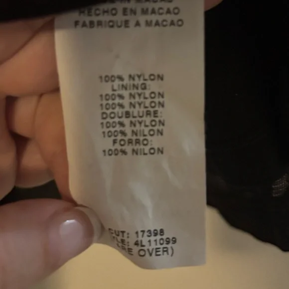 Karen Kane Black Blouse with Floral Embroidery - Picture 7 of 7